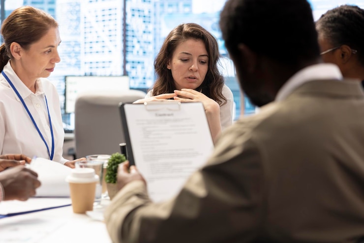 Two documents on a desk representing different approaches